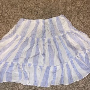Oh Polly white striped skirt